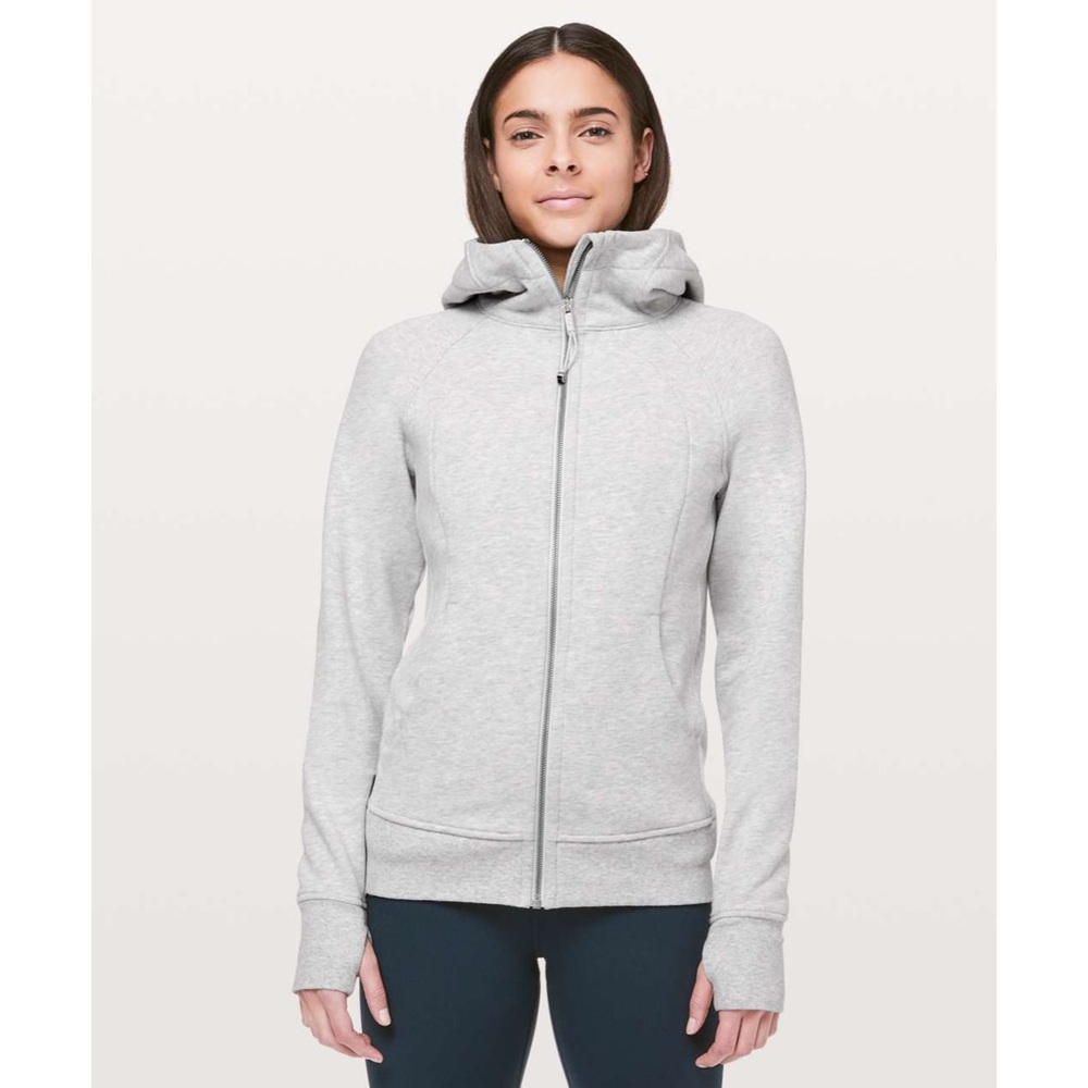 Lululemon Scuba Hoodie Light Gray Size 2